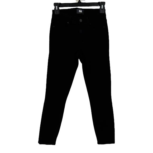 Paige low rise black skinny jeans size 24 - Picture 1 of 7